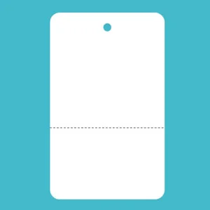 提札 18-1508  糸なし白無地ミシン入 500枚箱入