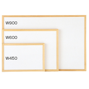 ホワイトボード ウッドフレ-ムA 450×300