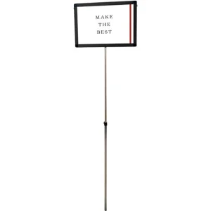 手持ち看板 プラカードポール A3横サイズ ブラックタイプ (BPCPVA-A3Y)