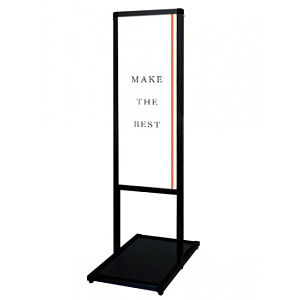 バリウスメッセージスタンド A3タテタテ ブラック (BVAMSAC-A3TT)