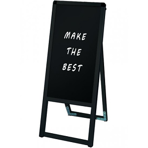ブラックバリウススタンド看板 ブラックボード 300×600 片面 (BVASKBB-300X600K)