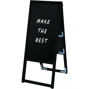 ブラックバリウススタンド看板 ブラックボード 300×600 両面 (BVASKBB-300X600R)