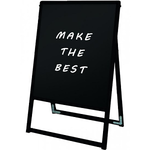 ブラックバリウススタンド看板 ブラックボード 450×600 片面 (BVASKBB-450X600K)