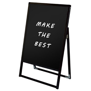 ブラックバリウススタンド看板 ブラックボード A1 片面 (BVASKBB-A1K)