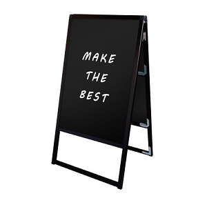 ブラックバリウススタンド看板 ブラックボード A1 両面 (BVASKBB-A1R)