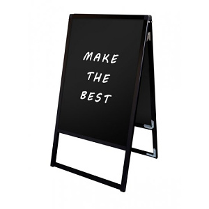 ブラックバリウススタンド看板 ブラックボード A2 両面 (BVASKBB-A2R)