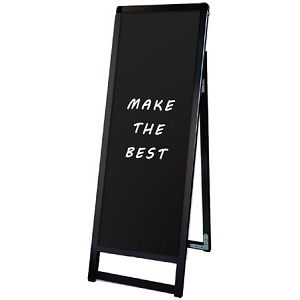 ブラックバリウススタンド看板 ブラックボード A3縦縦 片面 (BVASKBB-A3TTK)