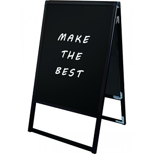 ブラックバリウススタンド看板 ブラックボード B1 両面 (BVASKBB-B1R)