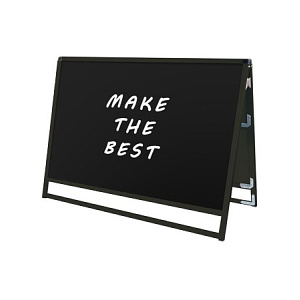 ブラックバリウススタンド看板 ブラックボード B1横ロウ 両面 (BVASKBB-B1YLR)