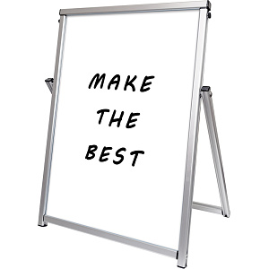 コンパクトサインホワイトボード シルバー B2 (COSWB-B2)