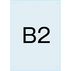ポスタースタンド看板用アクリル板 B2 (PSAC-B2)