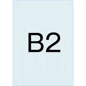 ポスタースタンド看板用アクリル板 B2 (PSAC-B2)