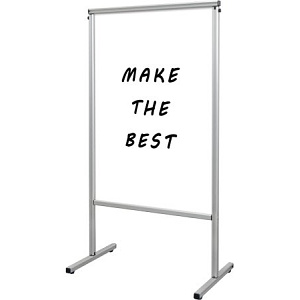 スマートメッセージスタンドホワイトボード 600X900 (SMMSWB-600X900)