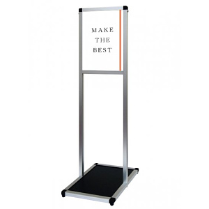 バリウスメッセージスタンド A4タテ シルバー (VAMSAC-A4T)