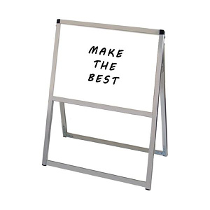 バリウススタンド看板 ホワイトボード A2横 片面 (VASKWB-A2YK)