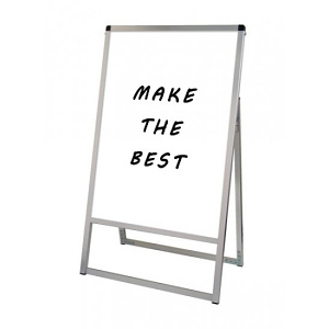 バリウススタンド看板 ホワイトボード B1 片面 (VASKWB-B1K)