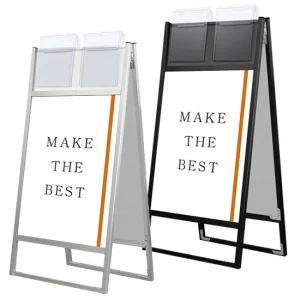 カタログケース付 フラットオープンスタンド看板