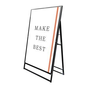 PSSK ポスター用スタンド看板 A0 ブラック/ブラック 片面 (BPSSK-A0KB)