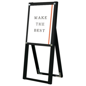 PSSK ポスター用スタンド看板 A3(ハイタイプ) ブラック/ブラック 片面 (BPSSK-A3THKB)