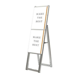 イージーリンクスタンド看板 A4タテ(2面) シルバー (ELSK-A4T2K)