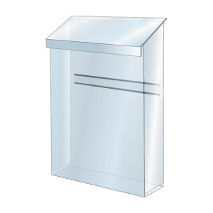 イージーリンクスタンド看板用A4三つ折りパンフレットケース単品 屋外用 ブラック (ELSKP-G-W115H-B)