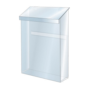 イージーリンクスタンド看板用A4三つ折りパンフレットケース単品 屋外用 シルバー (ELSKP-G-W115H-S)