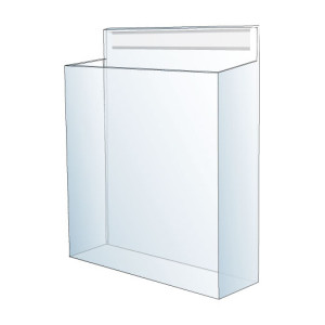 イージーリンクスタンド看板用A4三つ折りパンフレットケース単品 屋内用 シルバー (ELSKP-W115H-S)