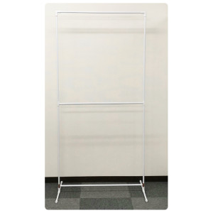 【2026年夏】タペストリースタンド半月16φ用白4ケ付 (No182-4)