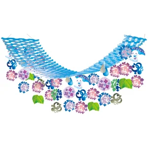 【2026年夏】てるてるあじさいプリーツハンガー (No182-22)