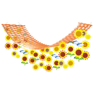 【2026年夏】ひまわりサマーデイズプリーツハンガー (No182-21)