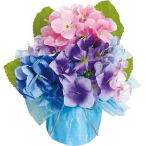 【2026年夏】カラフルあじさいスタンド (No182-10)