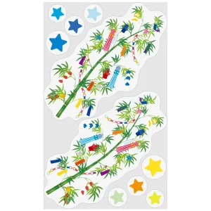 【2026年夏】ウィンドウステッカー 七夕 (No182-8)