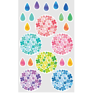 【2026年夏】ウィンドウステッカー あじさい (No182-8)