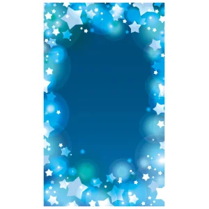 【2026年夏】フォトバックシート 星フレーム (No182-5)