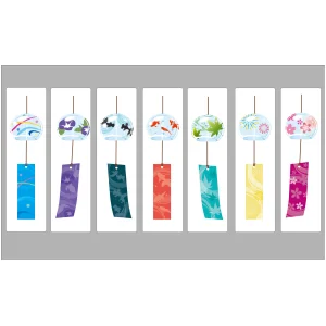 【2026年夏】ウィンドウステッカー 風鈴 (No182-8)