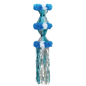 【2026年夏】クリスタル2連つづみ吹流し ブルー (No.025465)