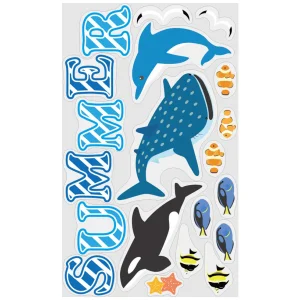 【2026年夏】ウィンドウステッカー サマー (No182-8)