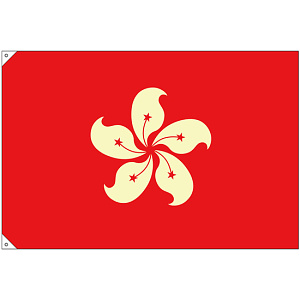販促用国旗 香港 サイズ:大 (23699)