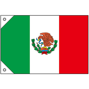 販促用国旗 メキシコ サイズ:ミニ (23730)