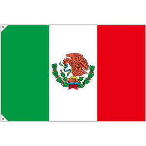 販促用国旗 メキシコ サイズ:大 (23732)
