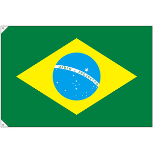 販促用国旗 ブラジル サイズ:大 (23738)