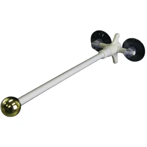 フラッグポール用丸パイプ 対応サイズW28cm 規格:2個吸盤式 金 (23806)