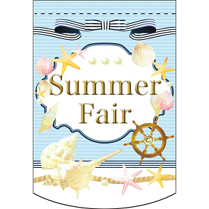 変形タペストリー Summer Fair マリン (61085)