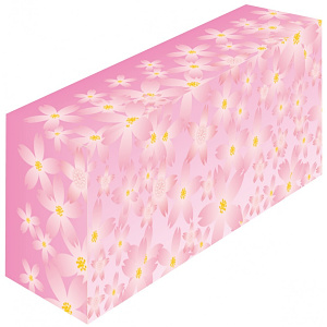 テーブルカバー 柄 さくら サイズ:W1800×H700×D450 (61529)