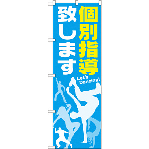のぼり旗 個別指導致します (GNB-2117)