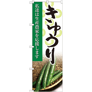 のぼり旗 きゅうり 写真 (SNB-2261)