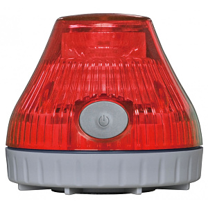 携帯型LED回転灯 ニコPOT カラー:赤 (VL08B-003DR)