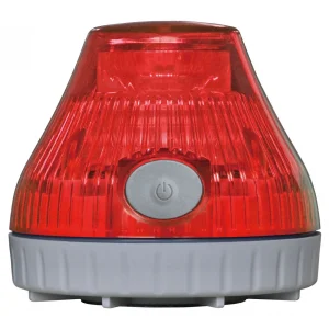 携帯型LED回転灯 ニコPOT カラー:赤 (VL08B-003DR)