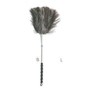 清掃用品 ニューカラーシリーズ ホコリ払い MMダチョウハタキ 全長:S:450mm (CL-897-110-0)