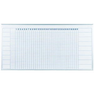 ホワイトボード MAJIシリーズ (壁掛) 予定表 MH36MF 板面寸法 W1810×H910 (MH36MF)